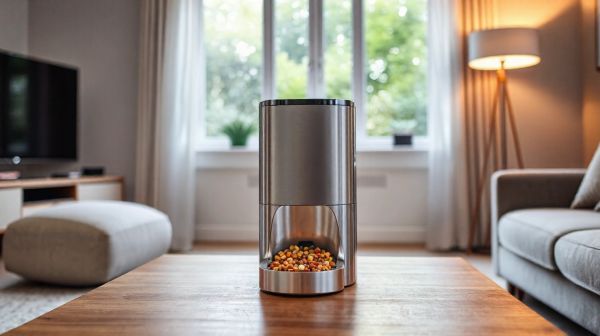 Les avantages d'un distributeur automatique de croquettes pour chat