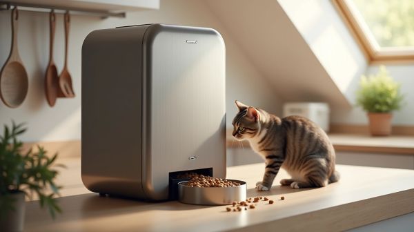 Optez pour un distributeur de croquettes pour chat automatique